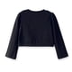thumbnail image 2 of Gibobby Playera Térmica Para Niñas Cárdigan de princesa para niños, encaje para niñas, encogimiento de hombros, Tops pequeños, ropa para bebés, Bolero, Tops para niñas （Negro， 8-9 Años), 2 of 5