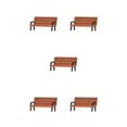 thumbnail image 3 of Transemion Hand Painted 1/64 Bench People Model Movie Props Miniature Layout Decor Beautifully Crafted Dioramas Micro Only Bench 5Set, 3 of 6