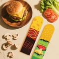 thumbnail image 5 of Funny Burger Socks Box for Men Dad Women Teen Boys -Funny Gifts Hamburger Novelty Funky Crazy Silly Cool Food Socks -Fathers Valentines Day Birthday Gag Christmas Gift Ideas Stocking Stuffers, 5 of 7
