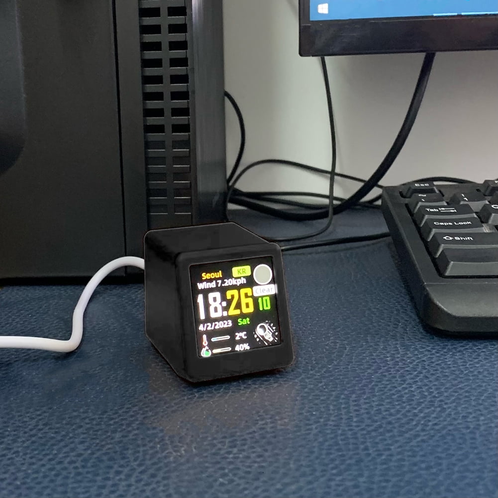 Digital Analog Alarm Clock Multifunction WiFi Clock As Cool Gift