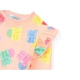 thumbnail image 4 of Cooltree Crewneck Sweatshirt for Girls - Candy Bear Long Sleeve Pullover Ruffle Trim Tops Size 6, 4 of 7