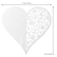 thumbnail image 5 of 50 Piezas en Forma de corazón Tarjetas de Lugar de Nombre Hueco de Boda para decoración de Mesa de Copa de Vino, Tarjeta de número de Mesa de Fiesta para Favor de Banquete de B Decoración Hogareña Octpeak NO, 5 of 6