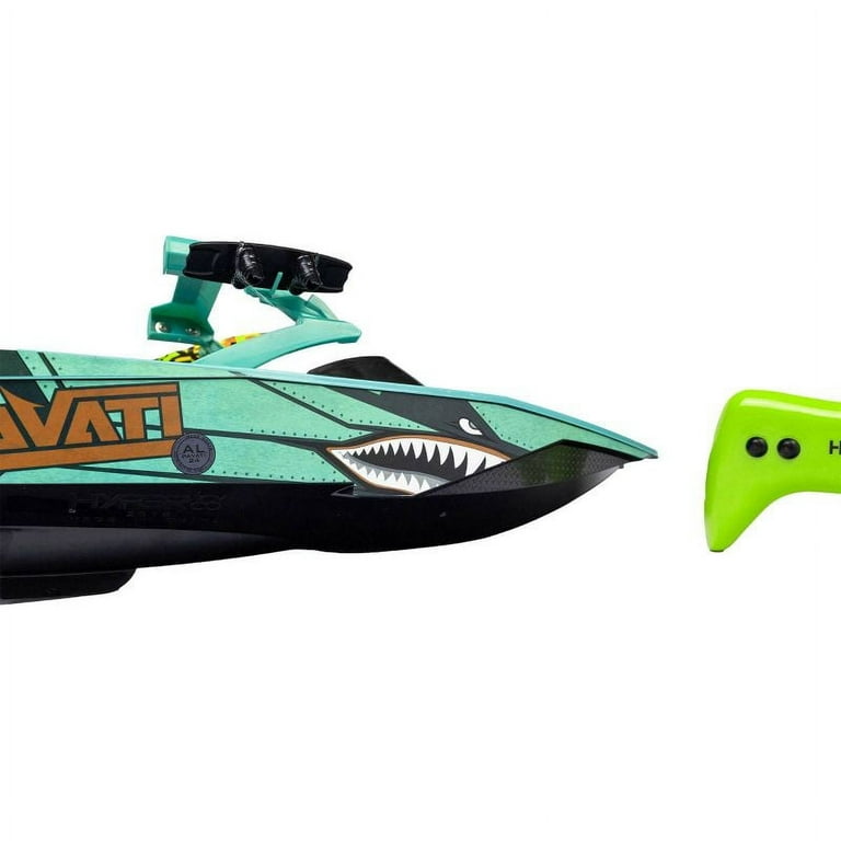 Hyper 1:18 Scale Pavati RC Wakeboard Boat, Shark Mouth Graphics