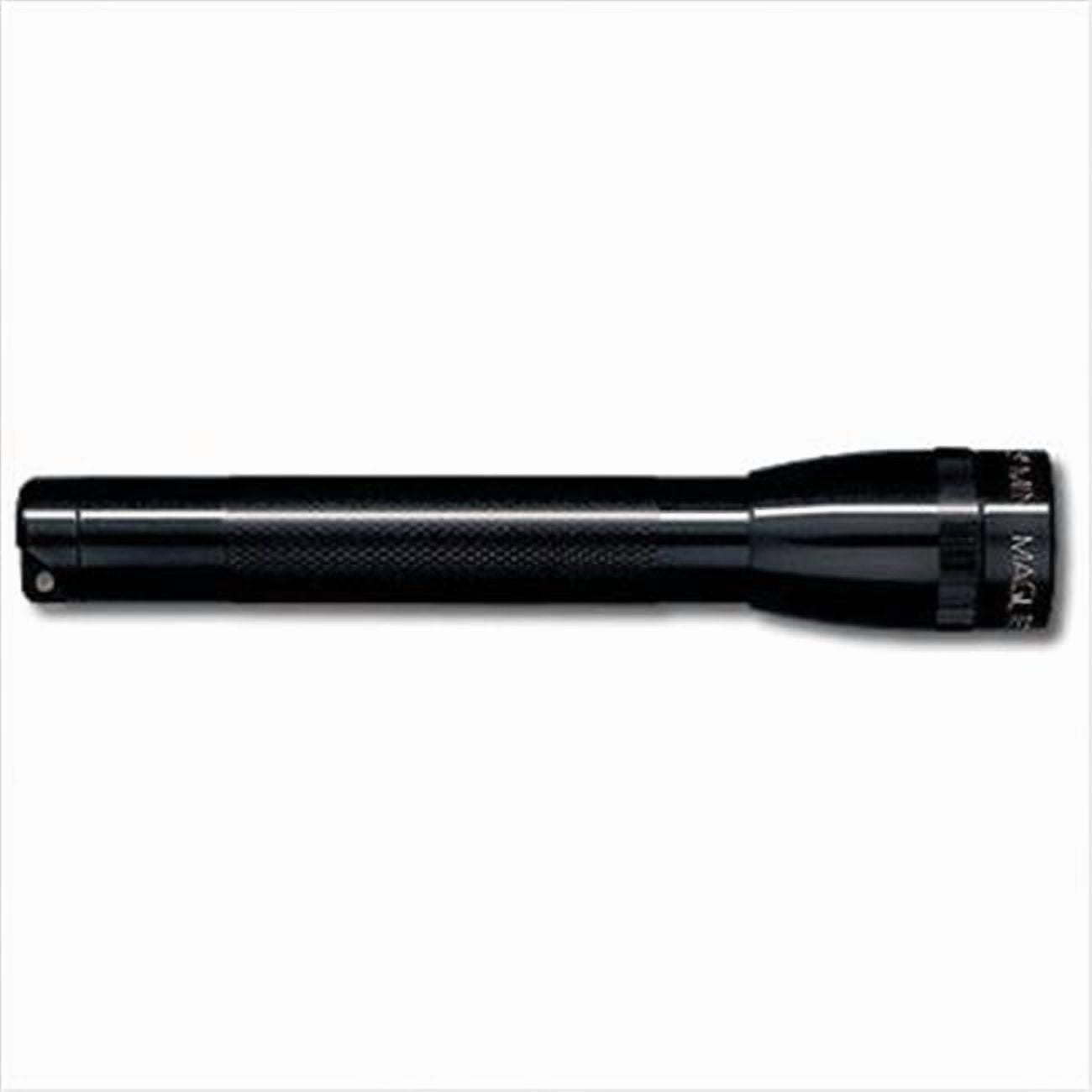 MAGLITE, Mini Incandescent 2-Cell AA Flashlight, MMLB-2, Black
