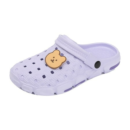 

Cartoon Cute Garden Sandals Women Summer Slippers Casual White Slip on Garden Loafers Women Hole Sandals zuecos de verano mujer