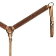 thumbnail image 2 of BAR H EQUINE Western Handtooled Leather Horse Breast Collar Tack, 2 of 2