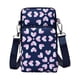 thumbnail image 3 of Bolso para teléfono, ligero, ajustable, con correa para el hombro, estuche de transporte con cremallera, bolso de hombro, para compras, Corazón Sunnimix monedero del teléfono, 3 of 8