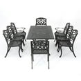 thumbnail image 6 of Noble House Abigal 9 Piece Aluminum Expandable Patio Dining Set in Shiny Copper, 6 of 10
