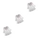 thumbnail image 5 of Blusa vintage Qarigey para mujer fibra de verano cómoda y duradera cuello en V Tops Bow blanco S, 5 of 6