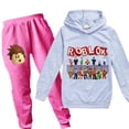 thumbnail image 1 of ROBLOX Ensemble de 2 Pantalons de Jogging à Capuche, Tenue de Sport Décontractée pour Adolescents, Capuches, Pulls, 1 of 2