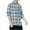 White, variant on Kaemgyyd Men's Plaid Shirts Loose Oversized Long Sleeve Coat Plus Size Button down Causal Fall Spring Clothes