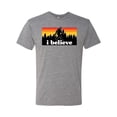 thumbnail image 2 of Wild Bobby I Believe Funny Retro Bigfoot Sasquatch Conspiracy Outdoor Hiking - Pop Culture Men Premium Tri Blend Tee, 2 of 6