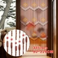 thumbnail image 6 of Brown Bamboo Bead Curtain Doorway String Porch Curtain Wooden Beaded Curtain, 6 of 12