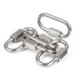 thumbnail image 6 of FRCOLOR 4PCS 304 Stainless Steel Quick Link Ring Chain Repair Shackles for Home Outdoor (M8), 6 of 8