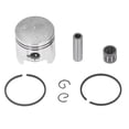 thumbnail image 2 of Piston Pin Ring Kit, Antirust Stable Performance Professional Engine Rebuild Piston Kit  for 2 Stroke 49cc 50cc Moped Scooter Dirt Bike, 2 of 7