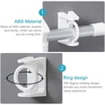 thumbnail image 4 of Tringle à Rideau Robuste Support de Tringle à Rideau 4 Pcs Support de Tringle à Rideau Multi-Usage Support de Tringle à Rideau Autocollant Support de Tringle à Rideau Simple Quincaillerie de Fenêtre (Blanc) Support de Tringle, 4 of 5