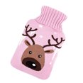 thumbnail image 4 of 1pc Water Injection Hot Water Bottle with Cover Winter Knit Cartoon Hand Warmer, 4 of 8