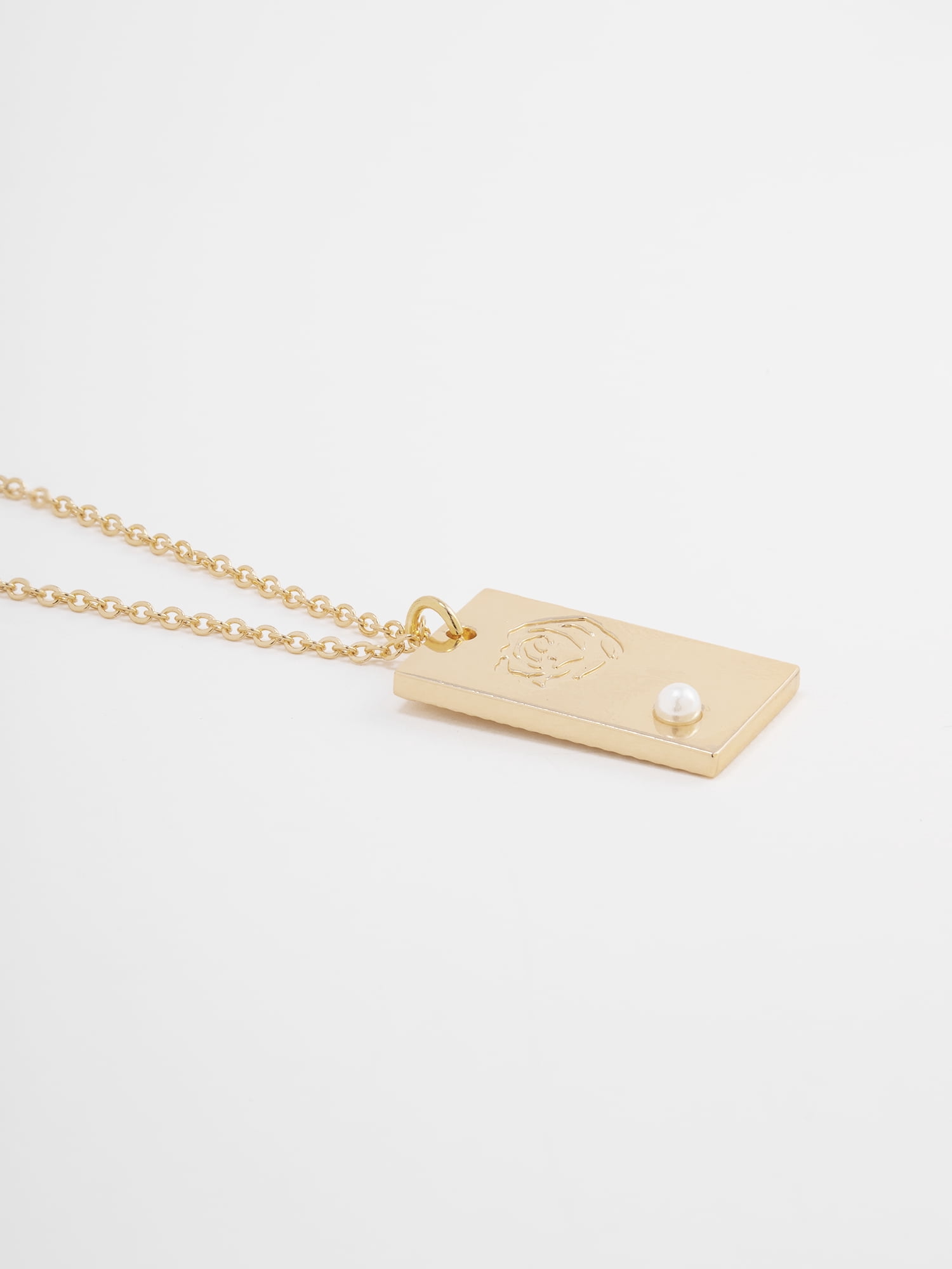 Time and Tru Women's Goldtone Necklace, June Birthstone