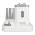 thumbnail image 2 of Pet Food and Water Dispenser, 2 in 1 Design Automatic Cat Feeder with 1L Water and 2L Food Dispenser, Transparent Window, Premium PP Material, Easy Cleaning, Suitable for Cats,, 2 of 7