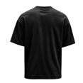 thumbnail image 4 of Men's Corduroy Crew Neck Short Sleeve T-Shirt, Loose Fit Casual Summer Textured Top, Fashion Streetwear 2XL, 4 of 6
