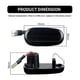 thumbnail image 3 of 2PCS Canbus For Alfa Romeo 147 GT Mito For FIAT Bravo II LED Side Marker Light Dynamic Blinker Turn Signal Lamp Car Accessories, 3 of 5