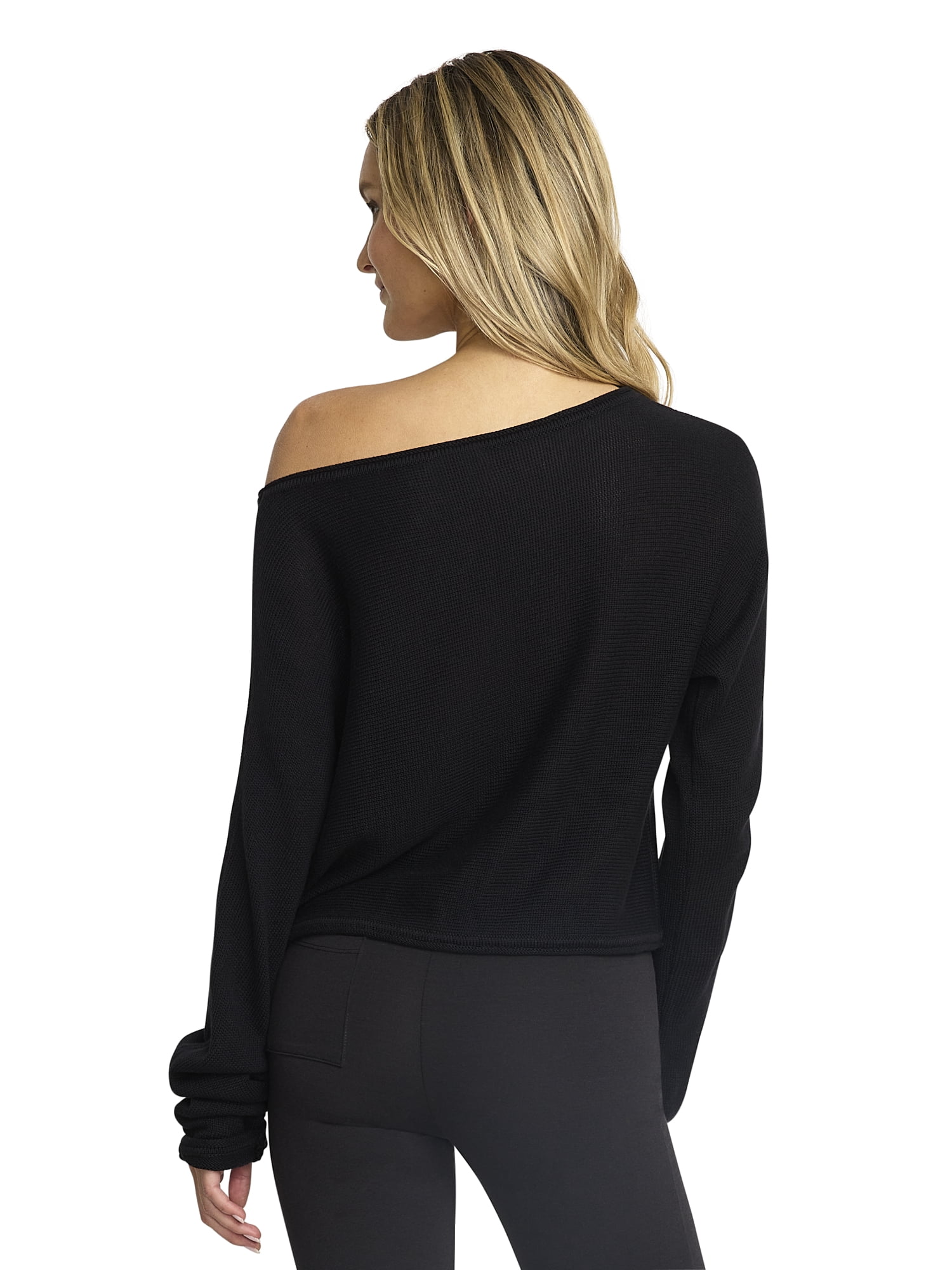 Mills by Millie Bobby Brown Women's Off The Shoulder Pullover, Sizes XXS- XXL