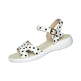 thumbnail image 2 of Willtoo Women'S Polka Dot Sandals, Low Heel Open Toe Breathable, Summer Casual Beach Shoes, 2 of 5