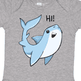thumbnail image 4 of Inktastic Hi Cute Shark Boys or Girls Baby Bodysuit, 4 of 5