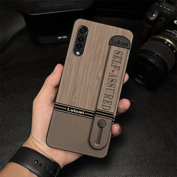 KDY-Phone Case For LG Velvet 4G/5G, Shockproof Personality Plain color Dirt-resistant Kickstand Masculine Geometry Nature Fashion Design Commerce Durable Back Cover Simple Soft case