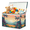 Color 1, variant on Jiaoprinted Boho Jungle Natural Toy Storage Box Chest with Lid & Divider, Tropical Palm Tree Sunset Foldable Toy Organizer Bin with Sturdy Handles for Nursery Living Room, 85L, 25"x13"x16"
