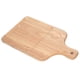 thumbnail image 3 of Placa de madera de carne, tabla de cortar de madera de la bandeja de madera de la pizza del pan de madera de goma irregular eficacia maximizada, 3 of 9