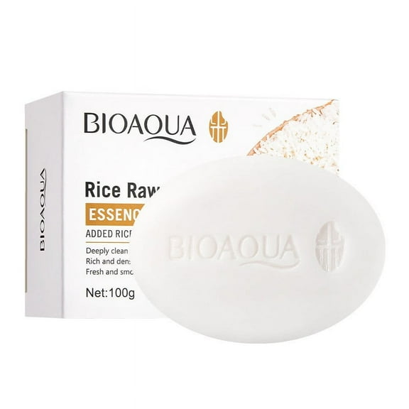 Bath Soap Bar, Rice Pulp Soap Bath Wash Face Bath Oil Hand Soap