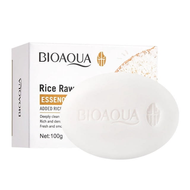 Jabón de manos Jabón de pulpa de arroz Jabón de baño Aceite de baño facial Jabón de manos Aceites esenciales Jabón hecho a mano