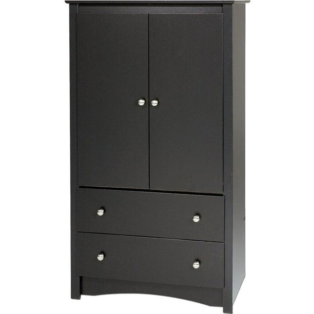 Prepac Sonoma 2 Door Armoire, 2Drawer