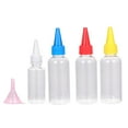 thumbnail image 3 of MLINS 20PCS Clear Squeeze Bottles Plastic Transparent Dispensers Bottle for Art Crafts Hair Salon Coloring Dyeing (10PCS 30ML and 10PCS 60ML/Random Color), 3 of 8
