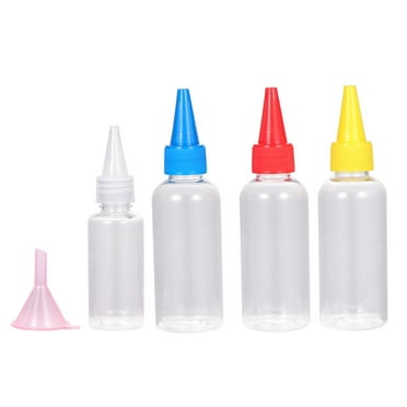 20 PCS Color Bottle Dropper Applicator Label Squeeze Bottles
