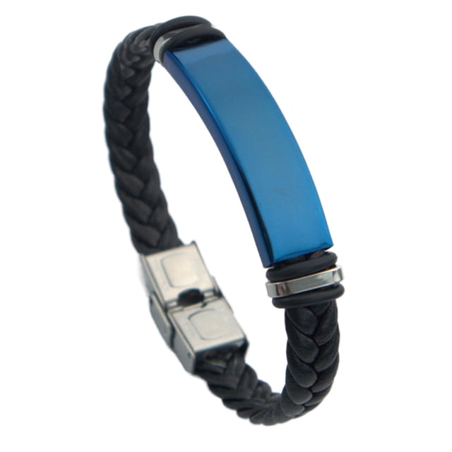 Pulsera del día de San Valentín Pulsera informal del día de la madre Pulsera con dijes de moda para Azul negro