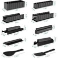 thumbnail image 2 of Homemade Sushi Making Kit, 11Pcs DIY Kitchen Sushi Molds Sushi Tool Set with 8 Molds, Rice, 2 of 4