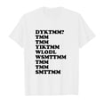 thumbnail image 3 of Casual Womens Crew Neck Tee Short Sleeve Printed Graphic Top For Everyday Wear Comfortable StyleWhiteL, 3 of 3