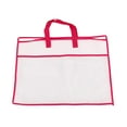 thumbnail image 3 of Pillow Storage Bag Blanket Organizer Quilt Tote Large Non Woven PVC for Home Dorm Travel Use, 3 of 9