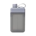 thumbnail image 1 of CSChome Bouilloire de Sport 450ml Bouteille de Sport Résistante à la Chaleur, Étanche, Anti-Chute, Transparente, Créative, Carrée, Plate, pour Sports Extérieurs, 1 of 7