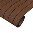 thumbnail image 5 of Dundee Deco Peel and Stick Faux Slat Wallpaper Roll, 24" x 9', Brown, 5 of 8