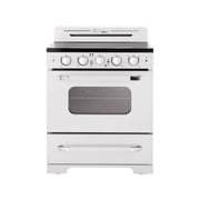 Unique Appliances Oven 30.0 in 3.9 cu/ft Electric Freestanding Range in Marshmallow White