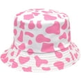 thumbnail image 5 of CoCopeaunts Cow Bucket Hat for Women Packable Double-Sided Wear Summer Cotton Men Fisherman Hat Beach Outdoor Sunshade Caps, 5 of 8