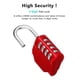 thumbnail image 2 of Combination Padlocks, 4 Digit Locker Padlocks For Gym Lockers, School Locker, Weatherproof Outdoor Padlock Fence, 2 of 5