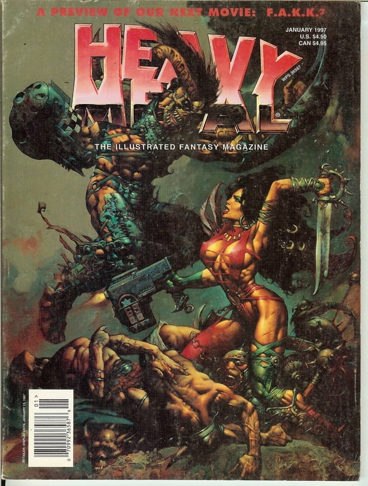 Heavy Metal Magazine January 1997