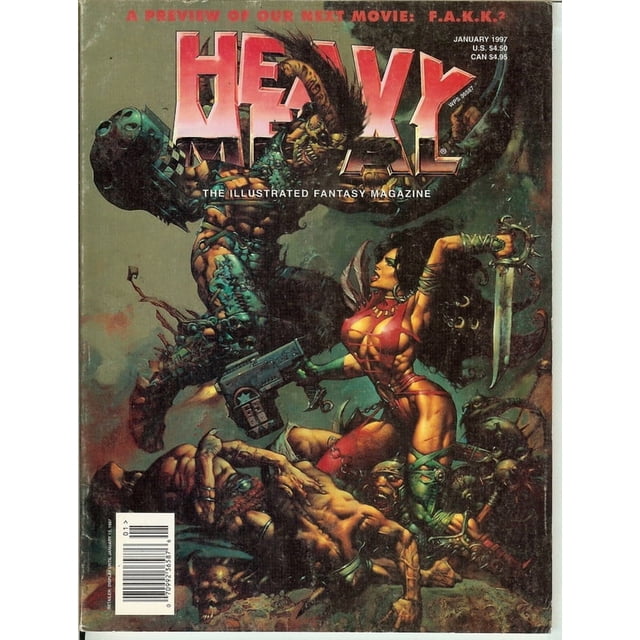 Heavy Metal Magazine Janvier 1997