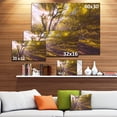 thumbnail image 3 of Bicycle Ride in Fall Forest - Landscape Canvas Art Print, 3 of 4