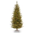 thumbnail image 4 of National Tree Company 7.5 ft. Pre-Lit Feel Real® Artificial Fraser Grande Slim Christmas Tree, Green, Clear Lights, Includes Stand, 4 of 6