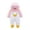 Pink, variant on Newborn Unisex Baby Fleece Hoodie Jumpsuit Romper Cartoon Plush Snowsuit Playsuit Infant Winter Christmas Warm Footie Romper